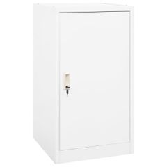 Ντουλάπα για Σέλα Λευκό 53 x 53 x 105 εκ. Ατσάλινο 339603
