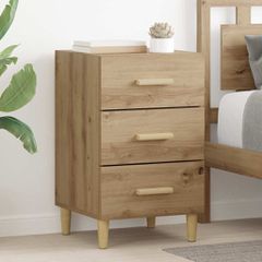 Κομοδίνο Artisan Oak 40 x 40 x 66 εκ. Επεξεργασμένο Ξύλο 880614