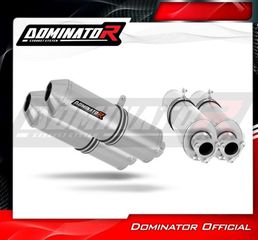 Εξατμίσεις Διπλά Τελικά Dominator OVR  S.Steel  KTM SM 2006-2008 Με Σιγαστήρες