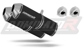 Dominator Εξατμίσεις Διπλά Τελικά OVR Black KTM 950 SM 2006 - 2008  Με Σιγαστήρες