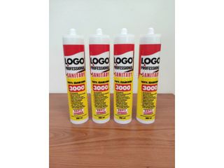 Σιλικόνη Logo Sanitary 3000 Λευκή 280ml