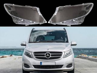 Κρύσταλλα Φαναριών Για Mercedes-Benz Vito W447 2014+ Ζευγάρι 2 Τεμάχια