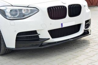 Μπροστινό Spoiler Για Bmw 1 F20 11-15 M-Pack Μαύρο Γυαλιστερό-thumb-2