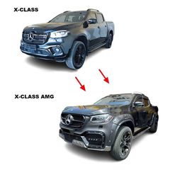 Body Kit Για Mercedes-Benz X-Class W470 2017+ Amg Look Με DRL-thumb-2