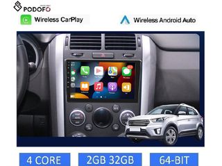 Suzuki Grand Vitara (2005-16) Android Car Radio 9" 2+32GB Ασύρματο CarPlay & Aσύρματο Android Auto GPS  WiFi EQ
