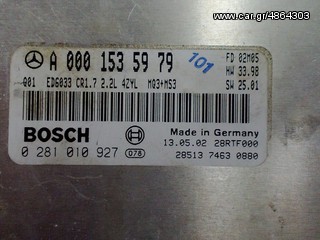 Mercedes Vito W638 2.2 CDI A0001535979  0281010927-thumb-1