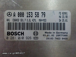 Mercedes Vito W638 2.2 CDI Bosch A0001535879 0281010926