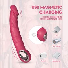 Realistic Vibrator PINK-thumb-4