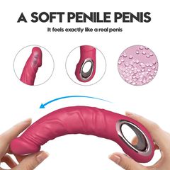 Realistic Vibrator PINK-thumb-5