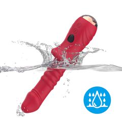 Licking Puppy Realistic Thrusting Vibrator-thumb-7
