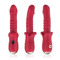 Licking Puppy Realistic Thrusting Vibrator-thumb-4
