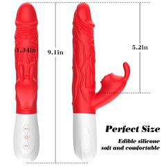 Silicone Vibrator 7 Vibration modes -10 thrusting -7 Flapping-thumb-1