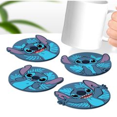 Disney Stitch Set 4 coasters-thumb-2