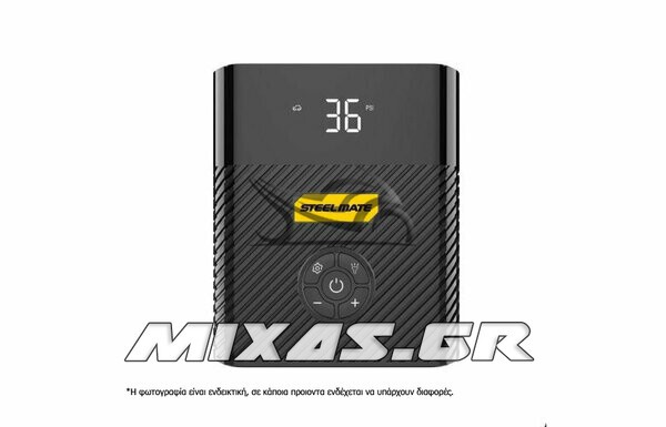 ΕΚΚΙΝΗΤΗΣ ΜΠΑΤΑΡΙΑΣ (STARTER/BOOSTER )ΚΑΙ ΗΛΕΚ.ΤΡΟΜΠΑ ΜΕ ΦΑΚΟ ΚΑΙ ΦΟΡΤΙΣΤΗΣ STEELMATE