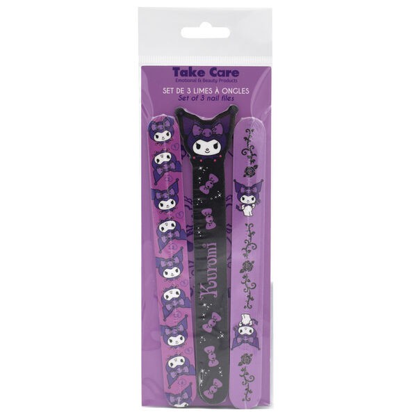 Hello Kitty Kuromi set 3 nail files