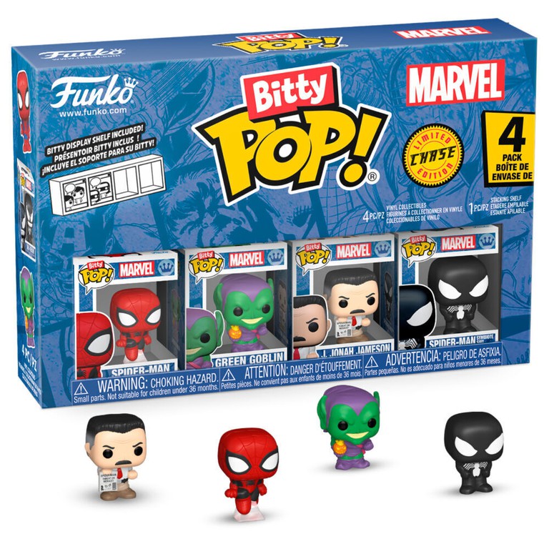 Blister 4 figures Bitty POP Marvel Spider-Man