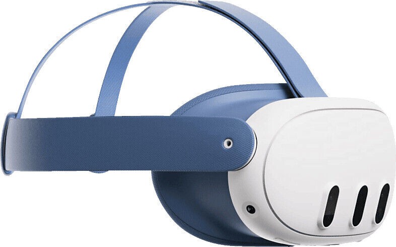 Meta - Quest 3 Facial Interface & Head Strap (Blue) / PC