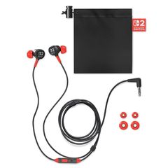 PowerA Wired Earbuds for Nintendo Switch 2- Black / Nintendo Switch 2-thumb-1
