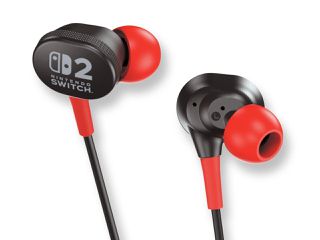 PowerA Wired Earbuds for Nintendo Switch 2- Black / Nintendo Switch 2-thumb-3