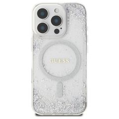 Guess Resin Gradient Glitter MagSafe case for iPhone 16 Pro - silver-thumb-2