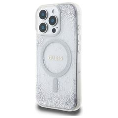 Guess Resin Gradient Glitter MagSafe case for iPhone 16 Pro - silver-thumb-1