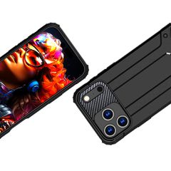 Hybrid Armor Case for iPhone 17 Pro - Black-thumb-2