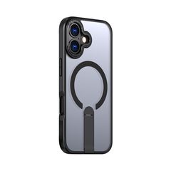Hybrid Armor X case for iPhone 17 with MagSafe-compatible stand - black
