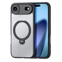 Dux Ducis Aimo Mag Case with Magnetic Ring and Stand for iPhone 17 Air – Black