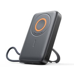 Joyroom JR-PBM02 Powerbank 22.5W 10000mAh 3in1 Magnetic Inductive Compatible with MagSafe with Built-in Cable - Black