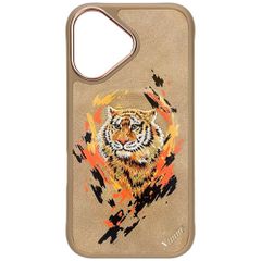 Nimmy Tiger MagSafe case for iPhone 16 - brown-thumb-1