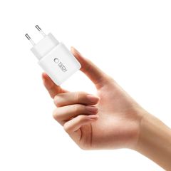 Tech-Protect NCA30 PD 30W QC3.0 USB-A / USB-C Wall Charger - White-thumb-3