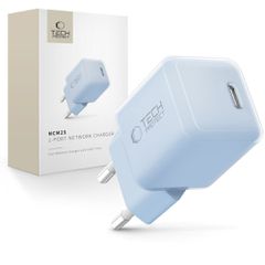 Tech-Protect NCM25 USB-C PD 25W Wall Charger - Blue-thumb-0