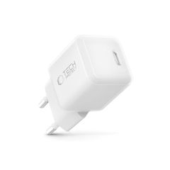 Tech-Protect NCM25 USB-C PD 25W Wall Charger - White-thumb-1