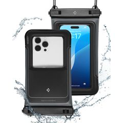 Spigen A611P 2-pack waterproof case - matte black-thumb-1