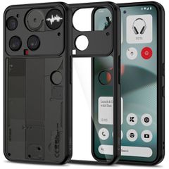 Tech-Protect MagMat Case for Nothing Phone 3 Black and Transparent