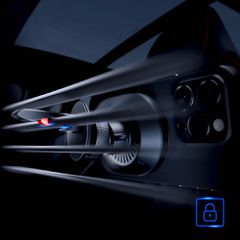 3mk Hardy AeroCharger Car Phone Holder with MagSafe 15W MPP Qi2 Inductive Charger - Black