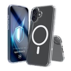 3mk Armor MagCase for iPhone 16 - transparent