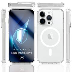 3mk Armor MagCase for iPhone 15 Pro - Transparent-thumb-4