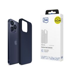 3mk Silicone Case for iPhone 16 Pro - Navy Blue
