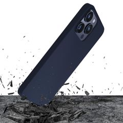3mk Silicone Case for iPhone 16 Pro - Navy Blue-thumb-1