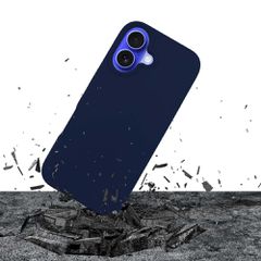 3mk Silicone Case for iPhone 16 Plus - navy blue-thumb-1