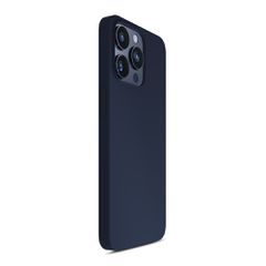 3mk Silicone Case for iPhone 15 Pro - Navy Blue-thumb-4