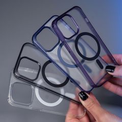 3mk Frosty MagCase for iPhone 15 Plus - Black-thumb-2