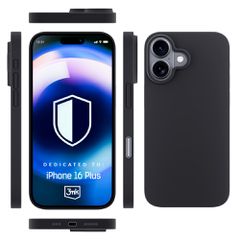 3mk Hardy Silicone MagCase for iPhone 16 Plus - Gray-thumb-1