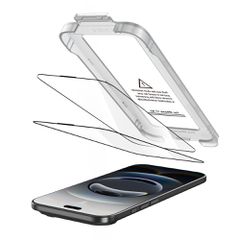 Tech-Protect Quick Set+ 2-pack tempered glass for iPhone 17 Air - black-thumb-1