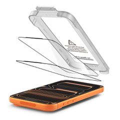 Tech-Protect Quick Set+ 2-pack tempered glass for iPhone 17 Pro Max - black-thumb-1