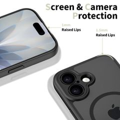 Tech-Protect BasicMag MagSafe Case for iPhone 17 - Matte Black-thumb-2