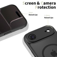 Tech-Protect BasicMag MagSafe Case for iPhone 17 Air - Matte Black-thumb-2