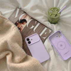 Tech-Protect Silicone MagSafe Case for iPhone 17 - Purple-thumb-4