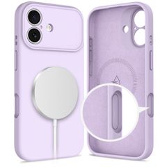 Tech-Protect Silicone MagSafe Case for iPhone 17 - Purple-thumb-1